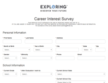 Tablet Screenshot of exploringyourcareer.com